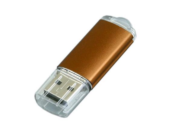 USB 2.0- флешка на 4 Гб с прозрачным колпачком