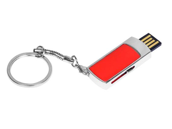 USB 2.0- флешка на 64 Гб с выдвижным механизмом и мини чипом