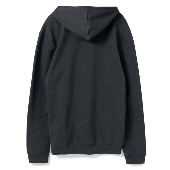 Толстовка с капюшоном унисекс Hoodie, темно-серая, размер M