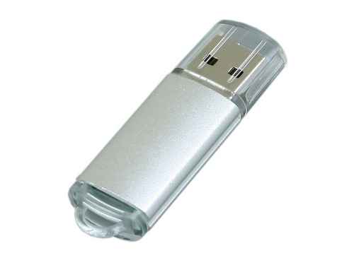 USB 2.0- флешка на 64 Гб с прозрачным колпачком