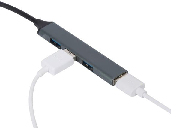 USB-хаб «Link» с коннектором 2-в-1 USB-C и USB-A, 2.0/3.0