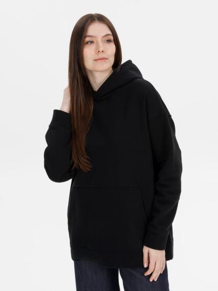 Худи оверсайз унисекс Snuggie, черное, размер M/L