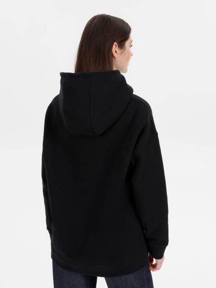 Худи оверсайз унисекс Snuggie, черное, размер M/L