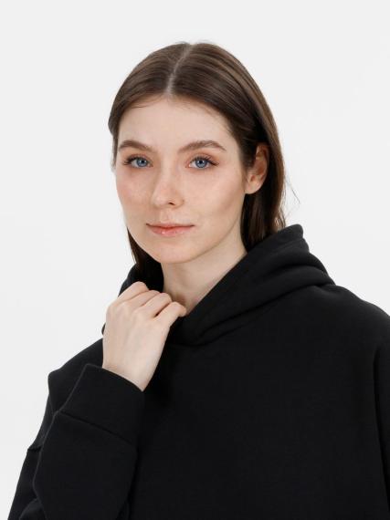 Худи оверсайз унисекс Snuggie, черное, размер M/L