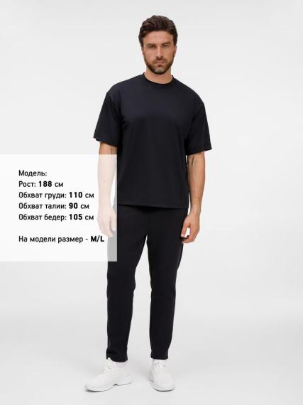 Футболка из бифлекса Morfiss, черная, размер XL/XXL