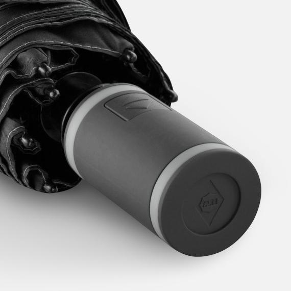 Зонт складной AOC Mini с цветными спицами, серый