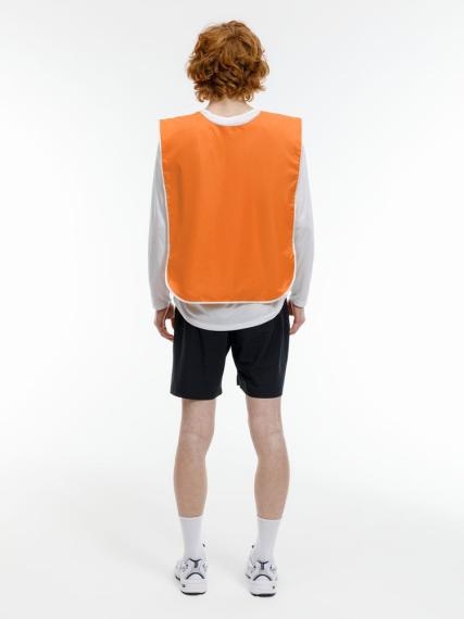 Манишка Member, оранжевая с белым