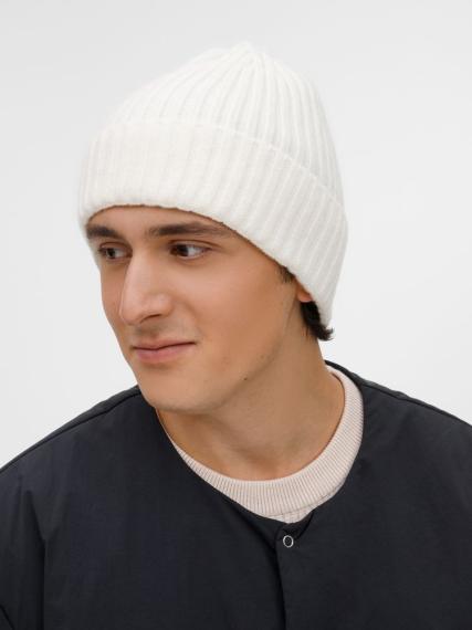 Шапка Laconi, молочно-белая