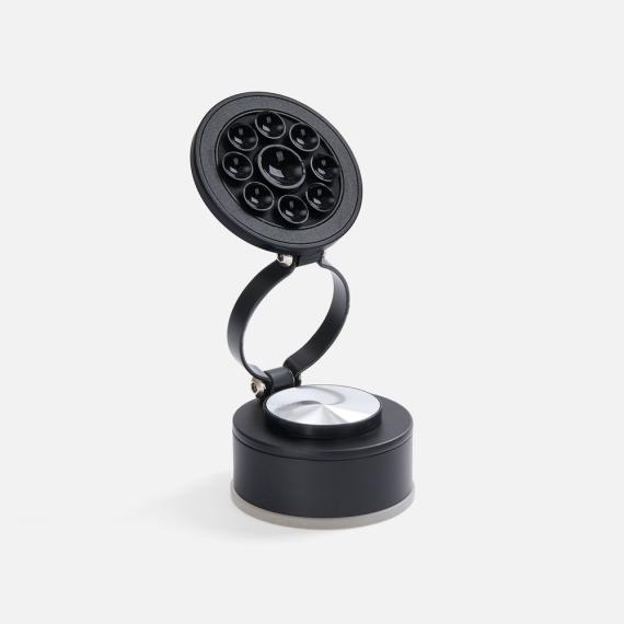 Вакуумная магнитная подставка airFix, черная с серым