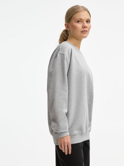 Свитшот унисекс Columbia, серый меланж, размер XL