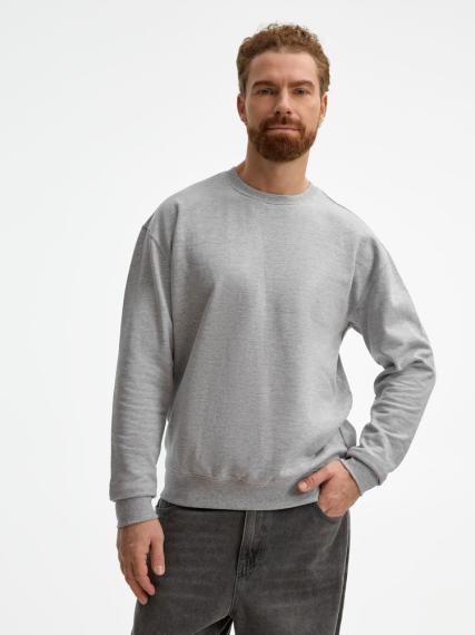 Свитшот унисекс Columbia, серый меланж, размер XL