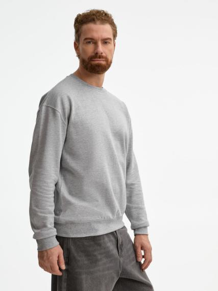 Свитшот унисекс Columbia, серый меланж, размер XL