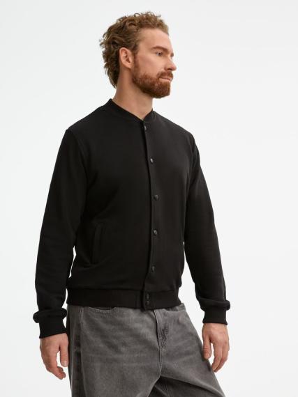 Бомбер унисекс Nuppu, черный, размер M