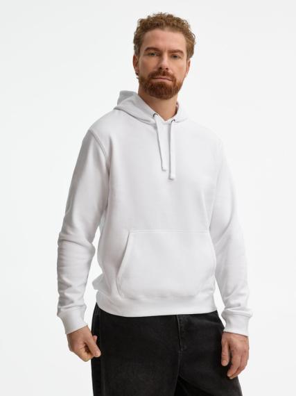 Толстовка унисекс Spencer белая, размер 3XL