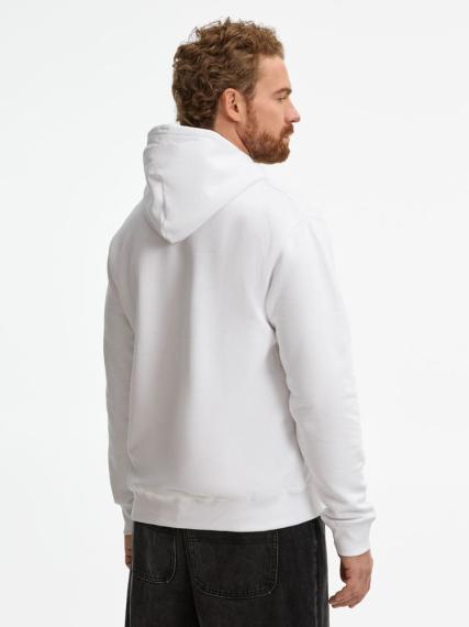 Толстовка унисекс Spencer белая, размер 3XL