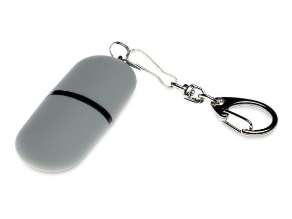USB 2.0- флешка «Goutte Soft-touch» на 32 Гб каплевидной формы