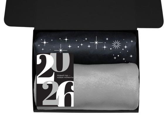 Подарочный набор «Re:Moments» с пледом, френчпрессом и медом