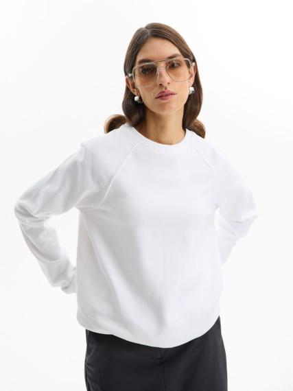 Свитшот унисекс Space, белый, размер XXS