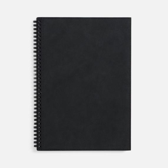 Ежедневник Notera Maxi, недатированный, черный