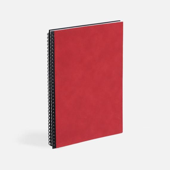 Ежедневник Notera Maxi, недатированный, красный