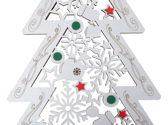 Шкатулка из фанеры в виде елки «Firytale»