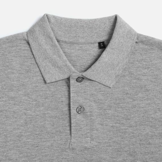 Рубашка поло унисекс Pulse, серый меланж, размер M