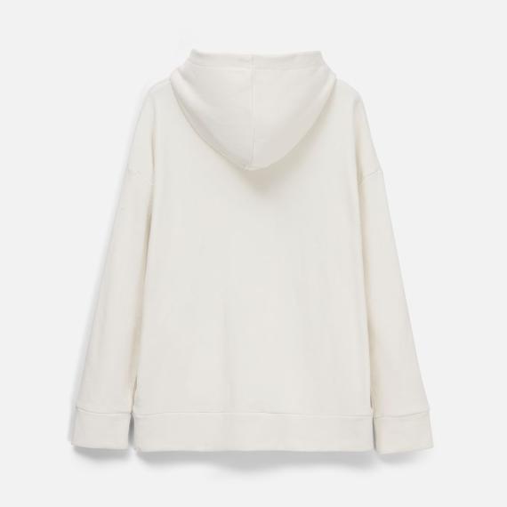 Худи унисекс H2, молочно-белое, размер M/L