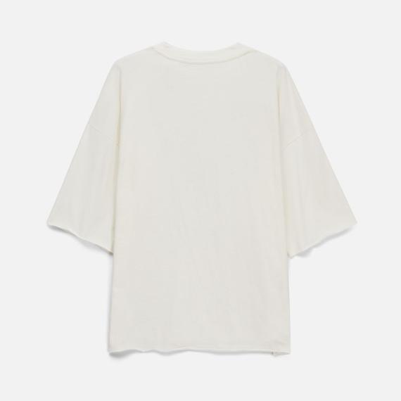 Футболка унисекс T1, молочно-белая, размер XS/S