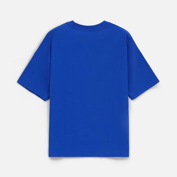 Футболка унисекс T3, синяя, размер M/L