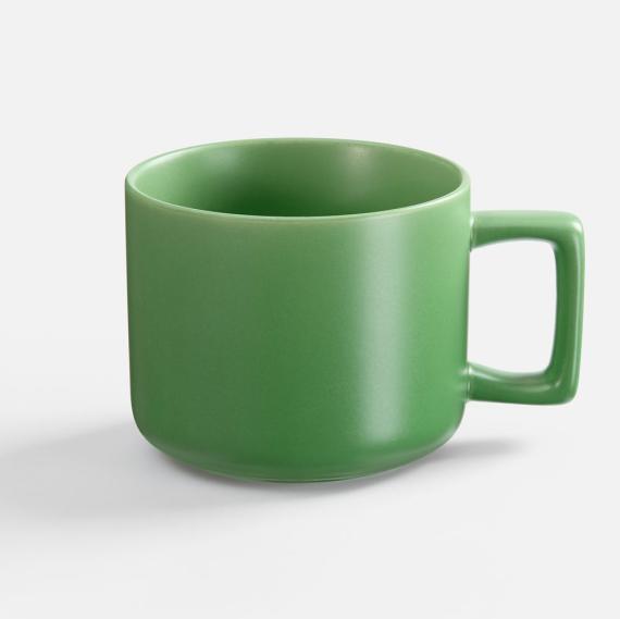Чашка Jumbo в коробке матовая, зеленая