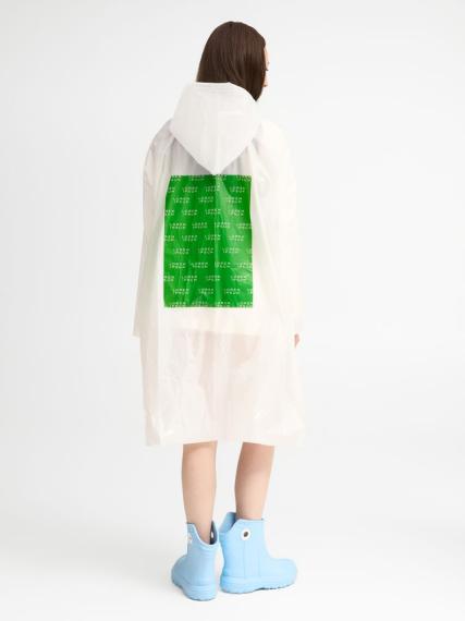 Дождевик-плащ CloudTime с печатью в один цвет на заказ