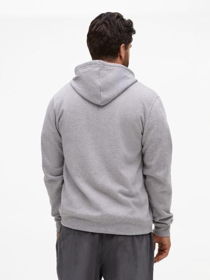Толстовка унисекс Stone серый меланж, размер 3XL