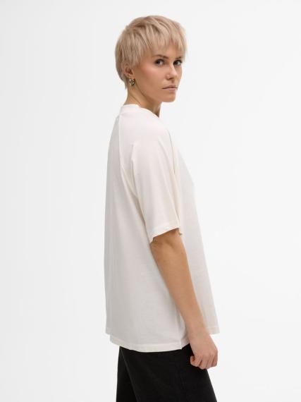 Футболка унисекс T2, молочно-белая, размер XS/S