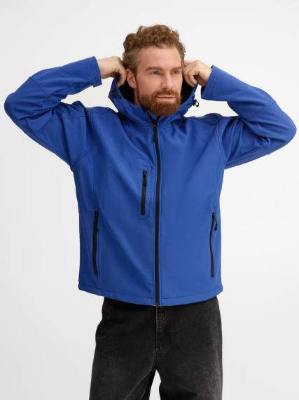 Куртка мужская с капюшоном Replay Men ярко-синяя, размер S