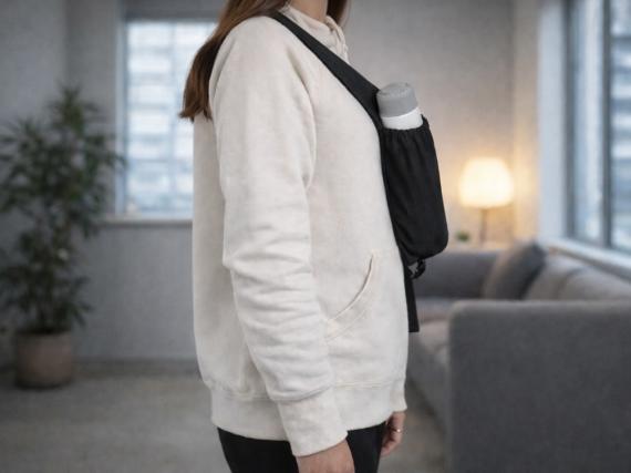 Сумка-слинг «Nomad» на одно плечо из водостойкого переработанного пластика