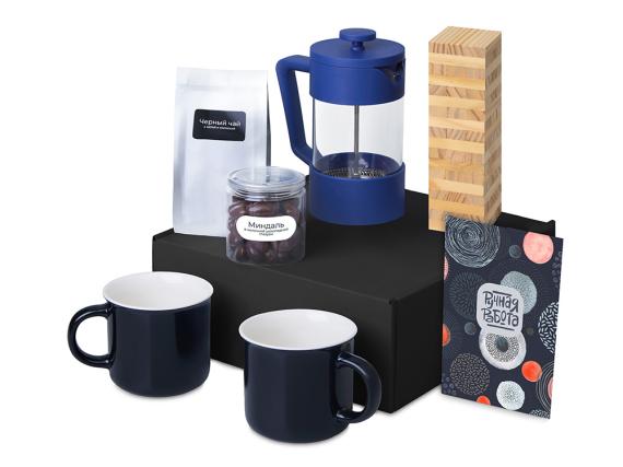 Подарочный набор «Re:y. Together»  с френчпрессом, кружками и дженгой