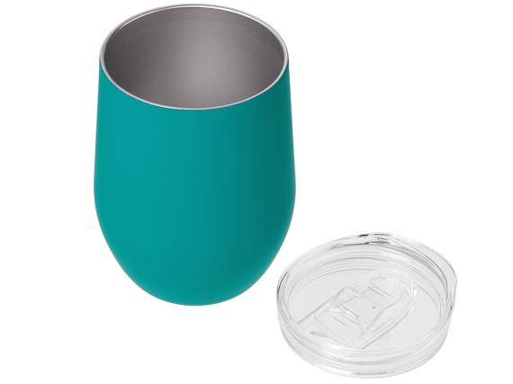 Вакуумная термокружка «Sense Gum», непротекаемая крышка, soft-touch