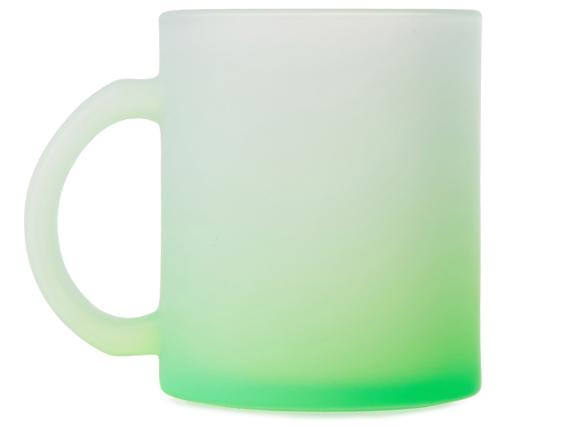 Стеклянная матовая кружка с градиентом для сублимации «Омбре»