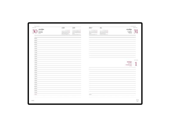 Ежедневник датированный А5 «Sidney Nebraska» на 2026 год