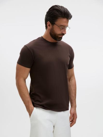 Футболка Regent 150 темно-коричневая (шоколад), размер XL