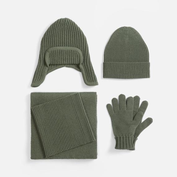 Перчатки Catch Match, зеленые (полынь), размер S/M