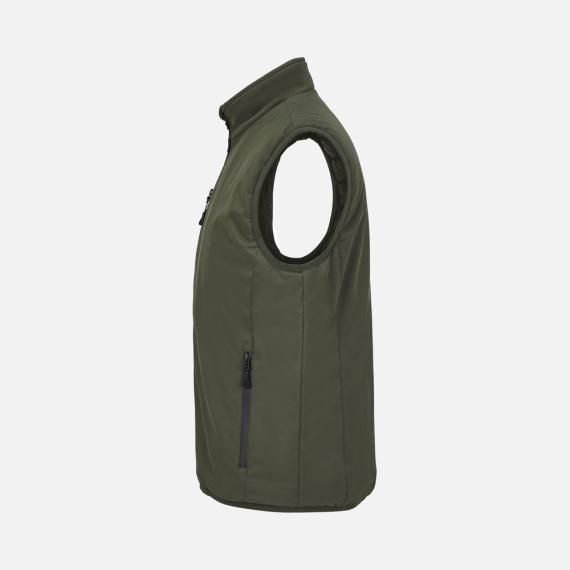 Жилет софтшелл унисекс Falcon BW, темный хаки, размер 3XL