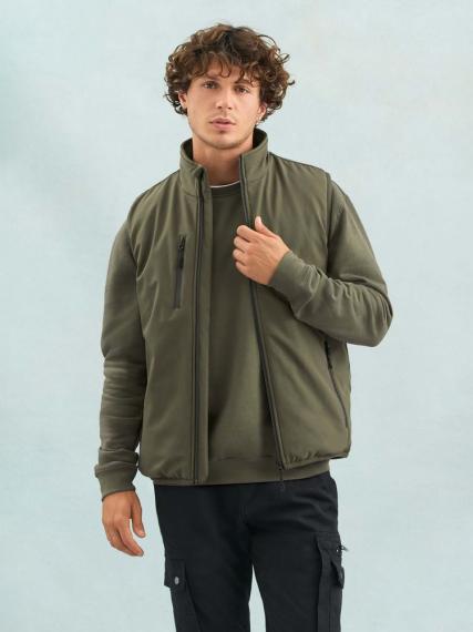 Жилет софтшелл унисекс Falcon BW, красный, размер L