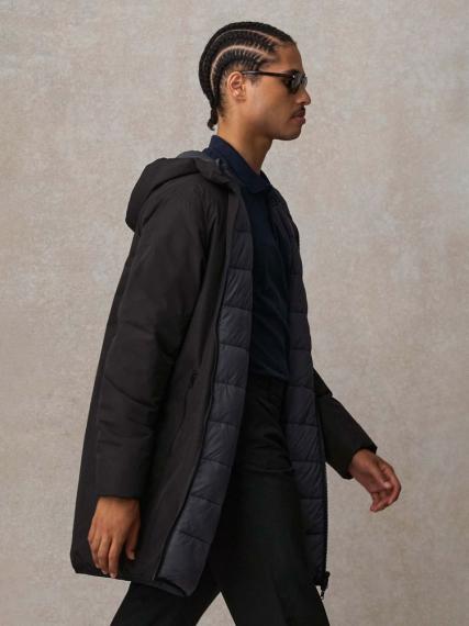 Куртка-парка унисекс Reverse, темный хаки, размер XS