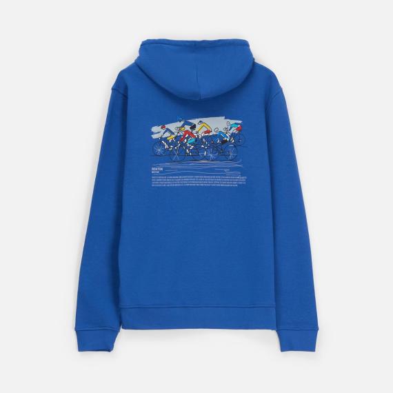 Толстовка унисекс Calipso, ярко-синяя (royal), размер L