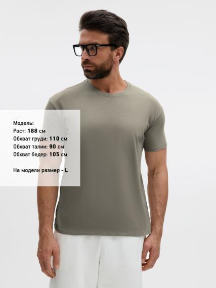 Футболка Regent 150 серая (стальная), размер S