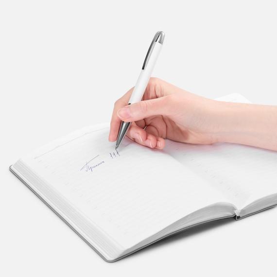 Ручка шариковая Arc Soft Touch, белая