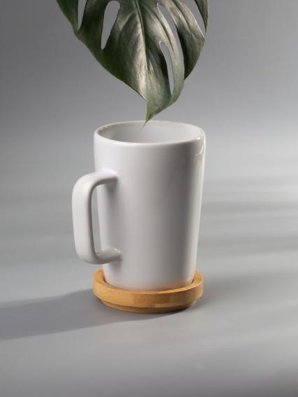 Кружка Vierra с крышкой-костером, белая