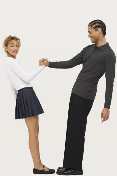 Рубашка поло мужская с длинным рукавом Perfect LSL Men красная, размер L