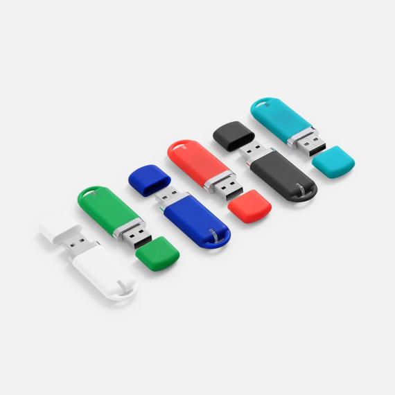 Флешка Memo, 8 Гб, бирюзовая